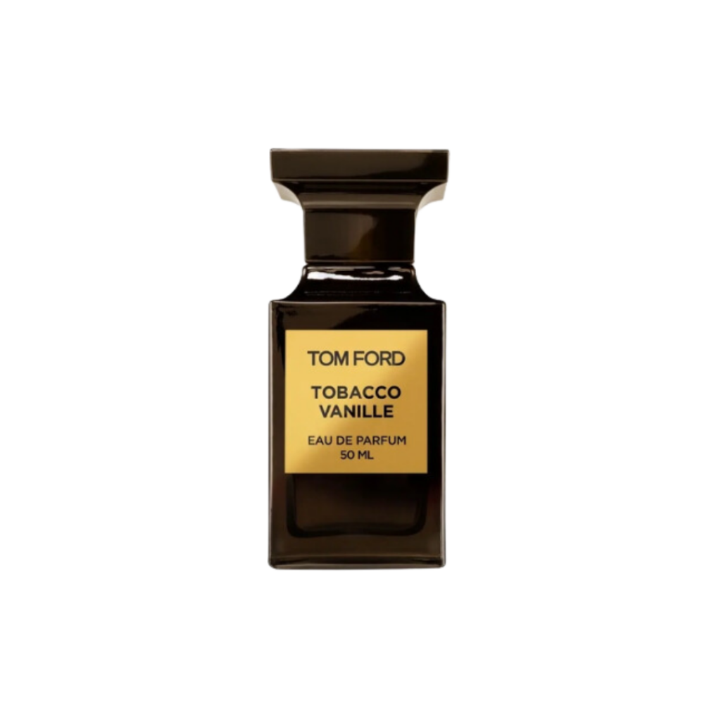 Tom Ford's Tobacco Vanille Eau de Parfum combines rich notes of tobacco leaf, ginger, spice, tonka bean, cocoa, and fruit accords, creating a warm and sophisticated scent reminiscent of exclusive, opulent clubs.