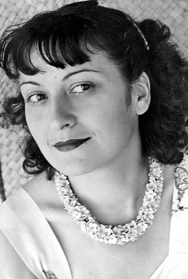 Portrait of Brutalist architect Lina Bo Bardi.